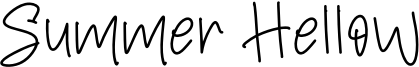 Summer Hellow Font