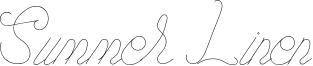 Summer Linen Font