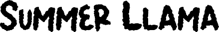 Summer Llama Font