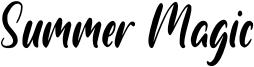Summer Magic Font