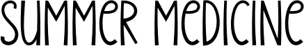 Summer Medicine Font