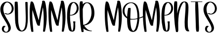 Summer Moments Font