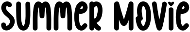 Summer Movie Font
