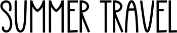 Summer Travel Font