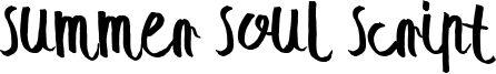 Summer Soul Script Font