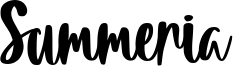 Summeria Font