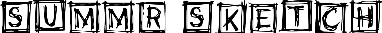 Summr Sketch Font