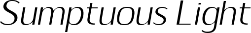 Sumptuous Light Italic.otf