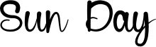 Sun Day Font