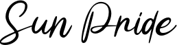 Sun Pride Font