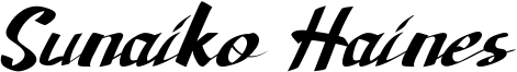 Sunaiko Haines Font