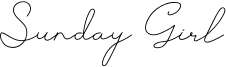 Sunday Girl Font