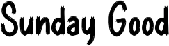 Sunday Good Font
