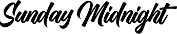Sunday Midnight Font