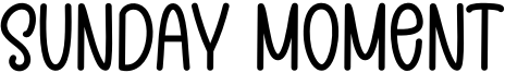 Sunday Moment Font