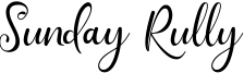 Sunday Rully Font