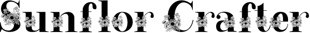 Sunflor Crafter Font