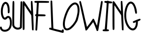 Sunflowing Font