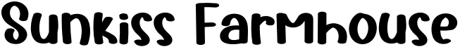Sunkiss Farmhouse Font