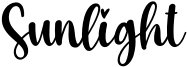 Sunlight Font