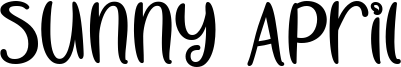 Sunny April Font