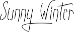 Sunny Winter Font