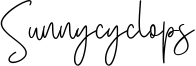 Sunnycyclops Font