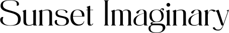 Sunset Imaginary Font