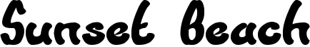 Sunset Beach Font