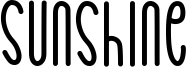 Sunshine Font