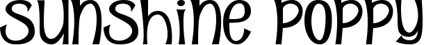 Sunshine Poppy Font