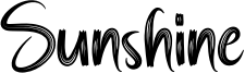 Sunshine Font