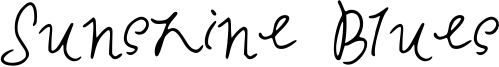 Sunshine Blues Font