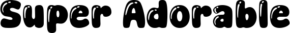 Super Adorable Font
