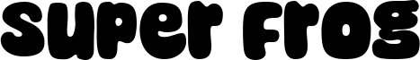 Super Frog Font