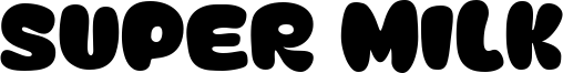 Super Milk Font
