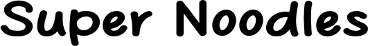 Super Noodles Font