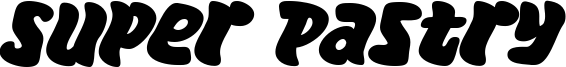 Super Pastry Font
