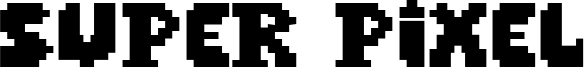 Super Pixel Font