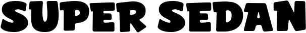 Super Sedan Font