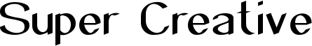 Super Creative Font