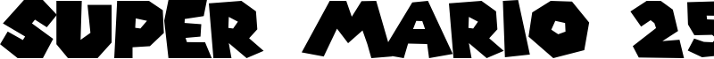 Super Mario 256 Font