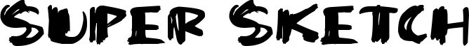 Super Sketch Font