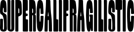 Supercalifragilistic Font