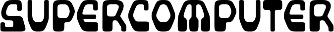 Supercomputer Font