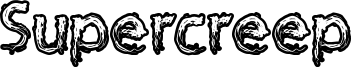 Supercreep Font