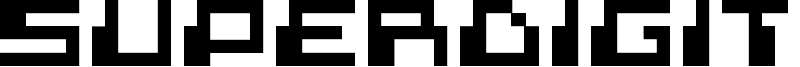Superdigital Font