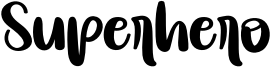 Superhero Font