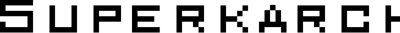 Superkarcher Font