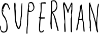 Superman Font